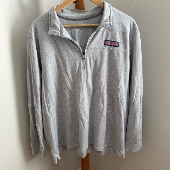 Vineyard Vines Other - Vineyard Vines Men’s XL Grey 1/4 Zip Long Sleeve Shep Shirt